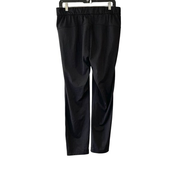 Crz Yoga Women's Stretch High Waisted Drawstring Active Golf Pants Size 10 Black - Picture 3 of 4